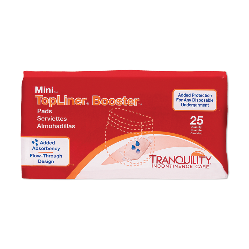 Tranquility TopLiner Booster Pad Super (25 Count)