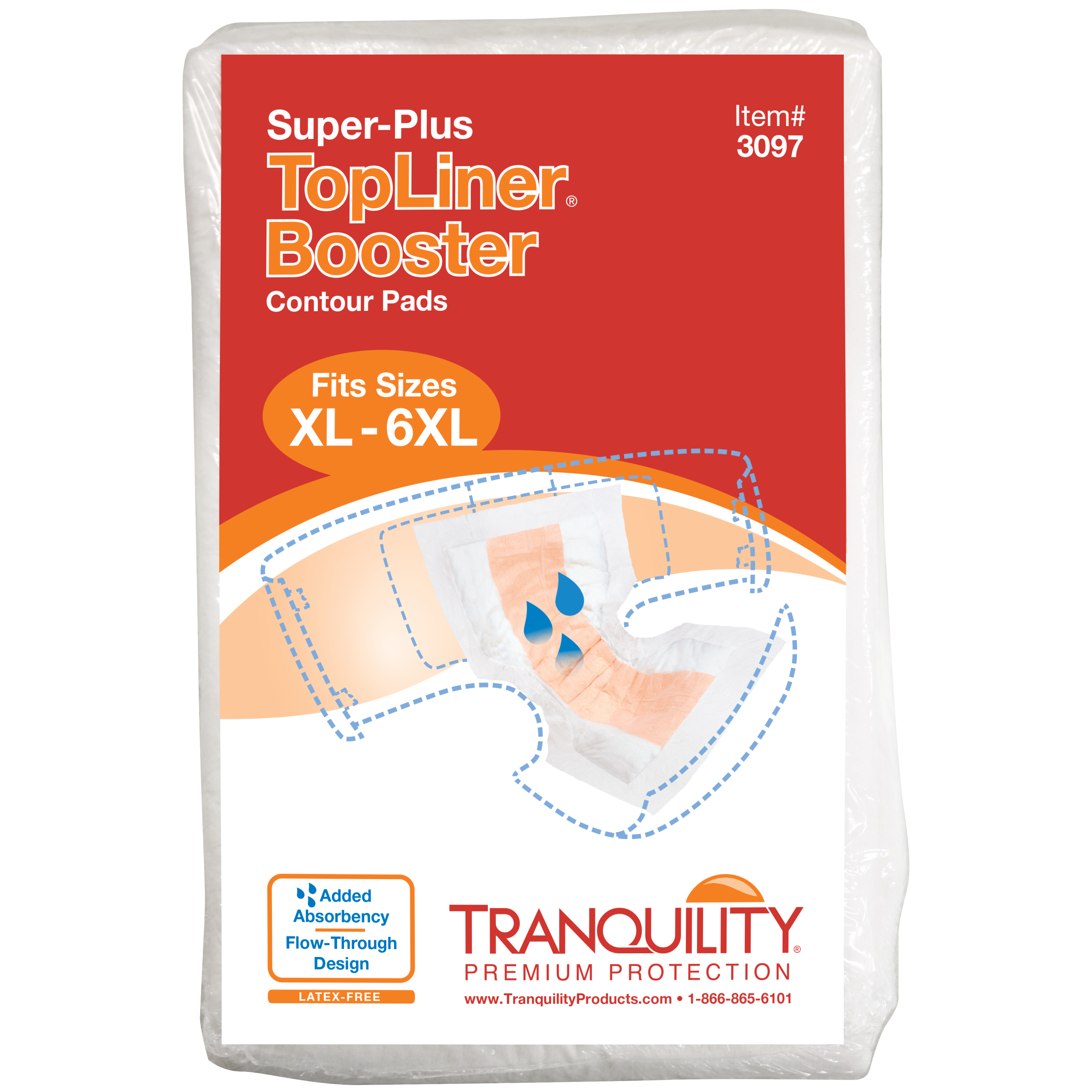 Tranquility TopLiner Booster Pads