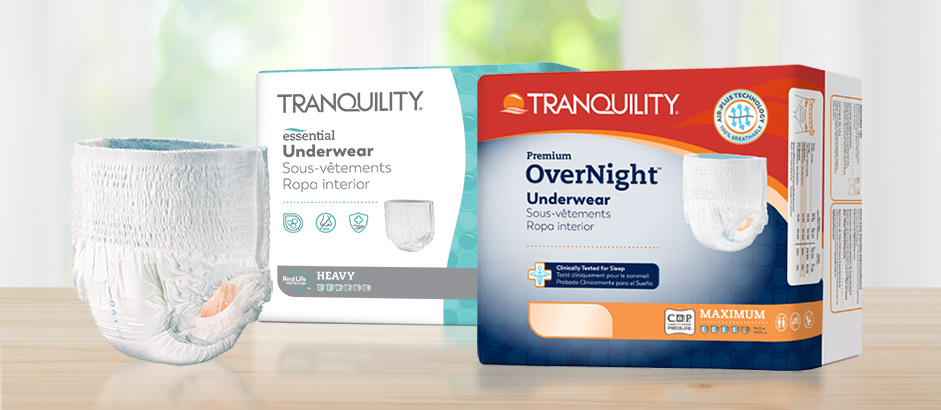 Tranquility Premium Overnight Pull-Up Disposable Underwear, by the