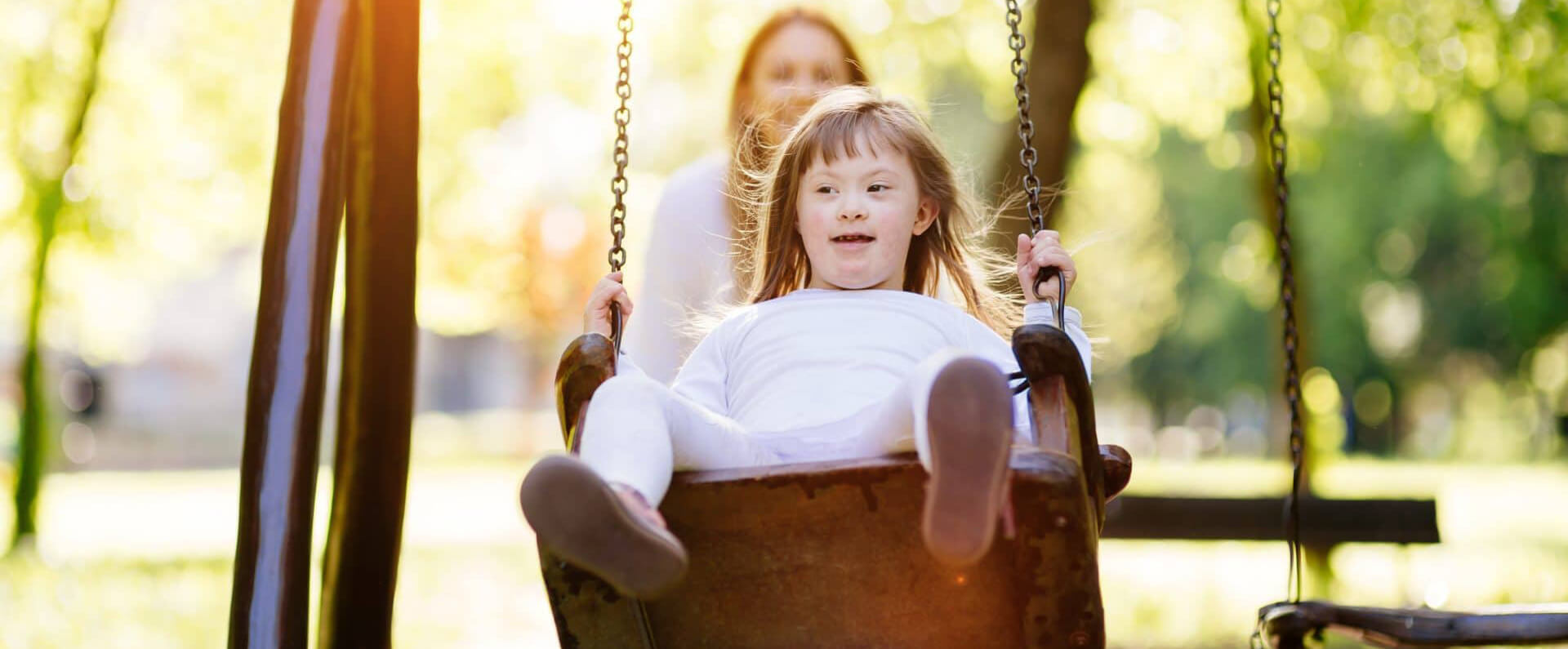 girl on swing