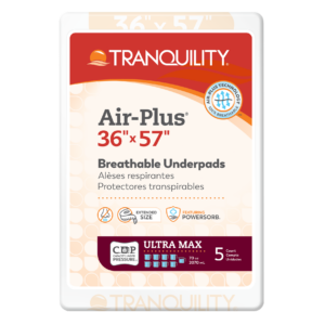Tranquility Air-Plus 36" x 57" Breathable Underpads